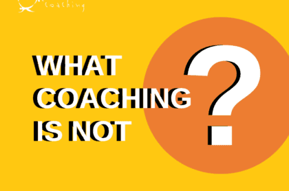 What coaching is not?